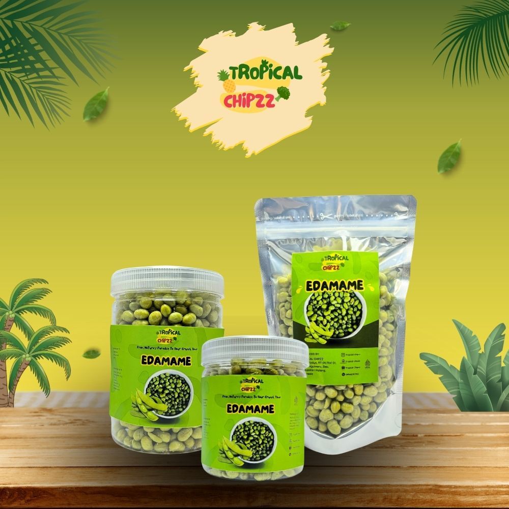 KERIPIK EDAMAME / EDAMAME / Keripik Kering Buah Sayur