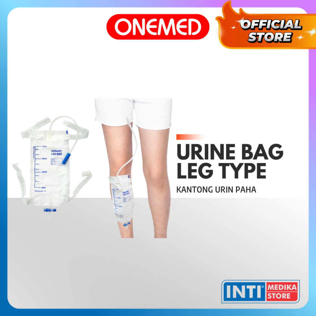 ONEMED - Kantong Urine Bag Leg Type 800ml | Plastik Pipis Urin Paha