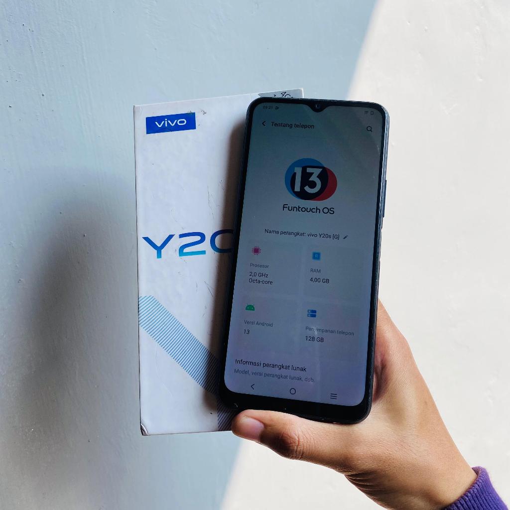VIVO Y20 SG SECOND 4/128GB ORIGINAL GARANSI RESMI