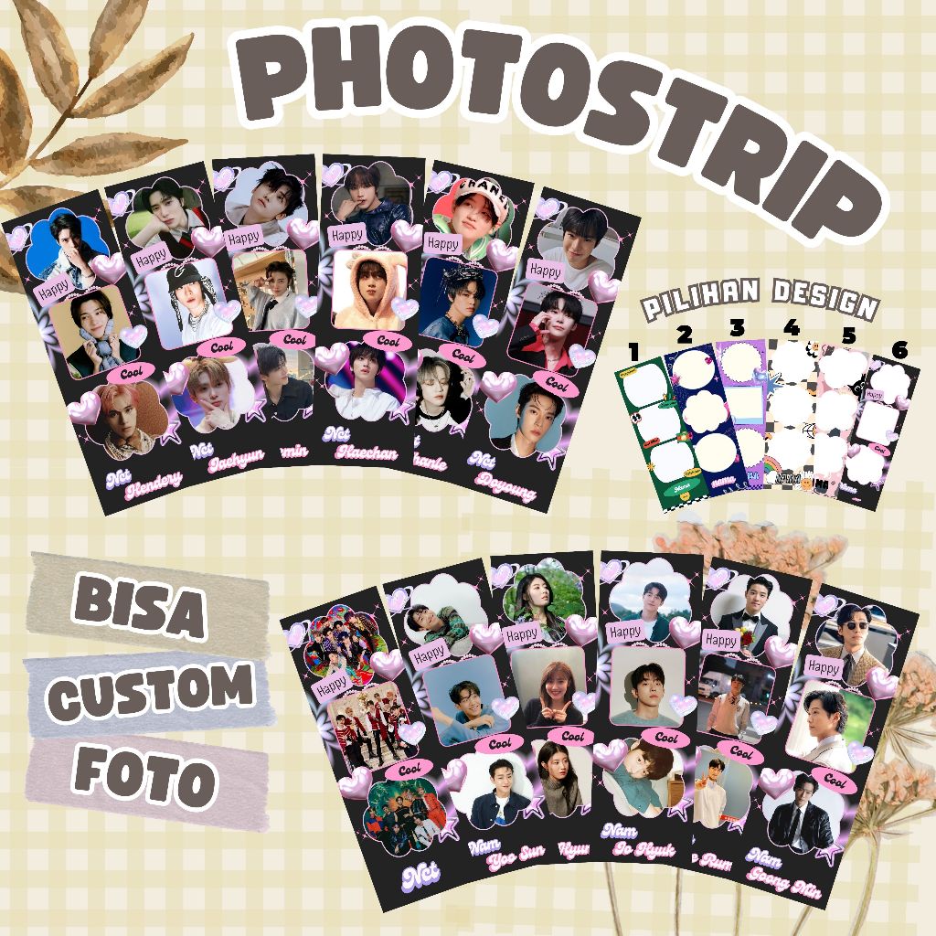 (BISA CUSTOM) PHOTOSTRIP KPOP | NAM DAE RUM I NAM GOONG MIN I NAM JI HYUN I NAM JO HYUK I NAM YOO SU