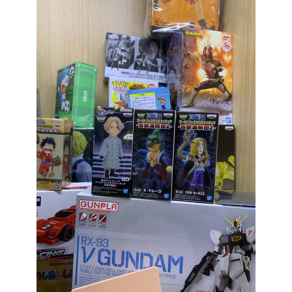 [booked] WCF One Piece Drake & Hawkins (bonus wcf inui tokyo revengers) MISB ORIGINAL)