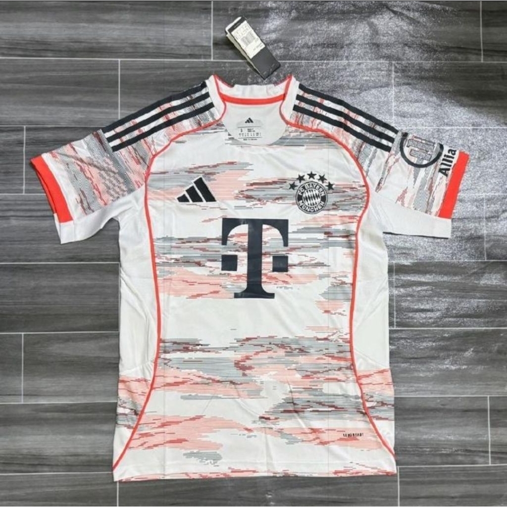 Jersey Kaos Baju Sepak Bola Bayern Munchen Munich Home Away 3rd Third Putih White Big Size Ukuran Ju