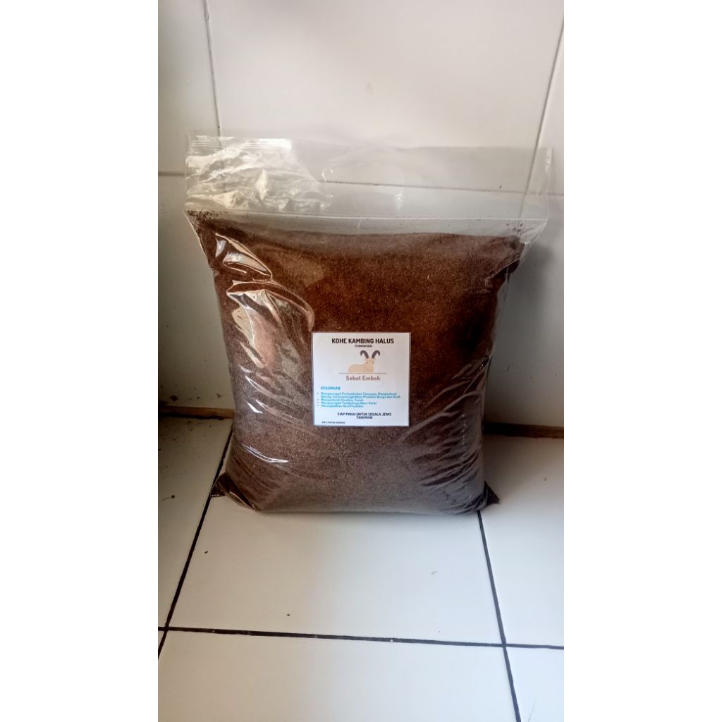 Kohe kambing Halus Fermentasi