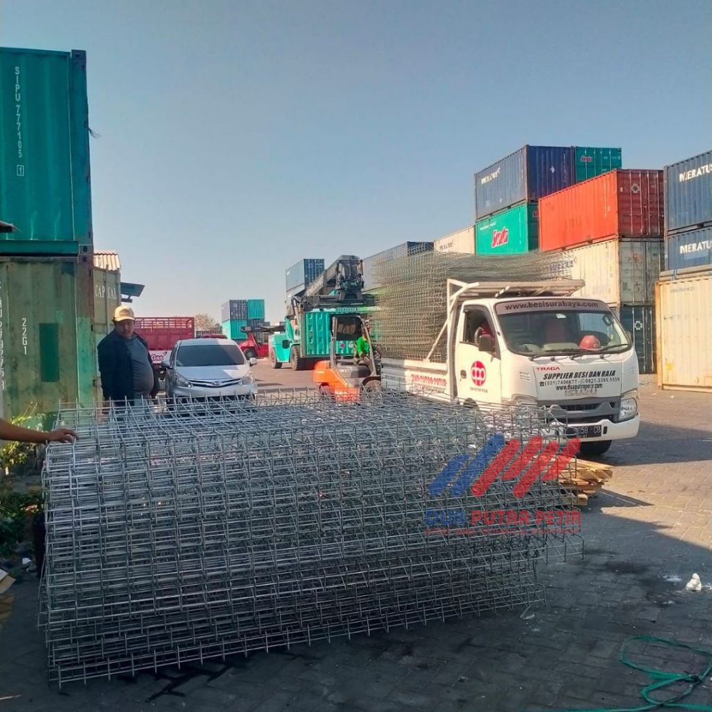 pagar brc ep 175 cm x 240 cm x 6 mm Distributor Pagar BRC Tiang BRC Surabaya