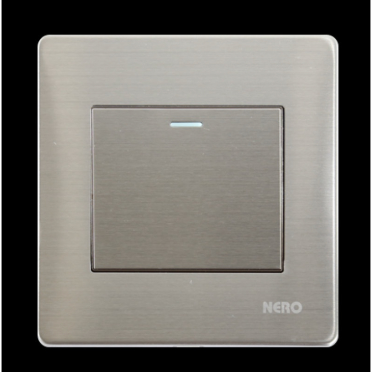 Saklar Engkel Hotel Nero Stainless