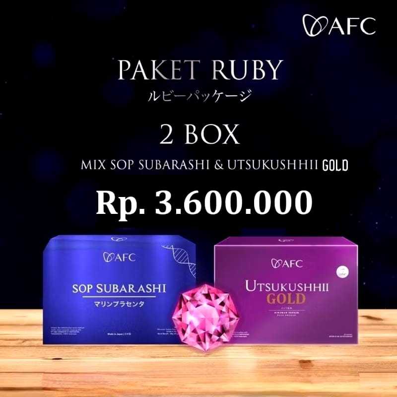 2 box sop subarashi gold + utsu gold Original 100% 28 Sachet