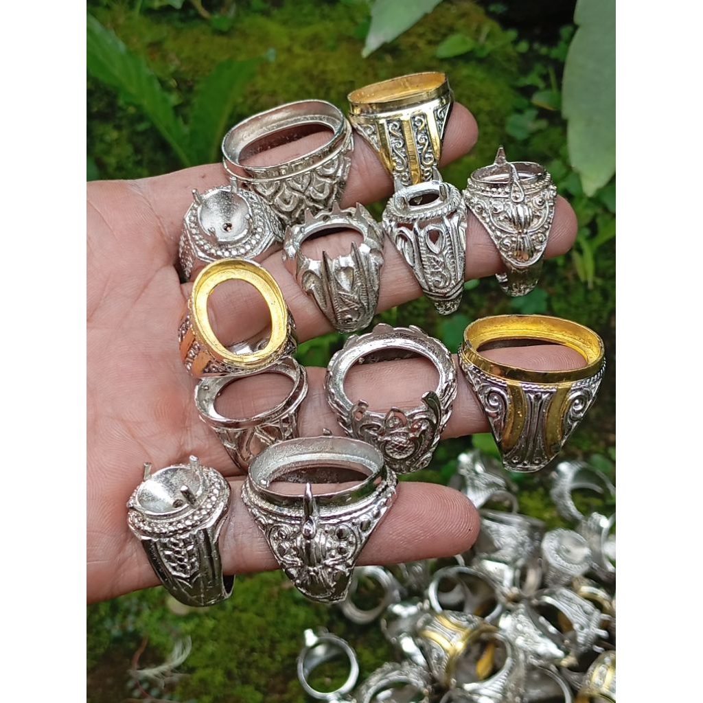 batu akik/emban alpaka super/ring cincin