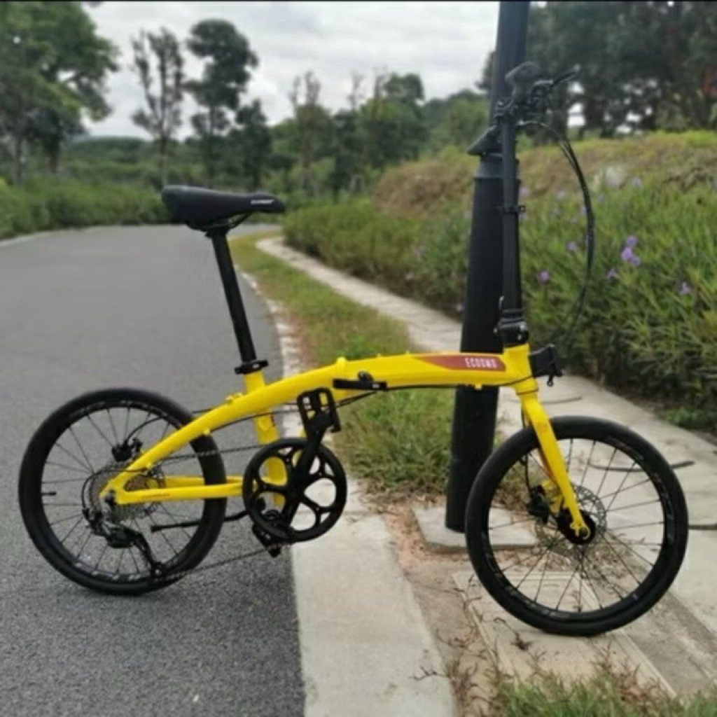 Sepeda Lipat 20" Element ECOSMO 9 Yellow