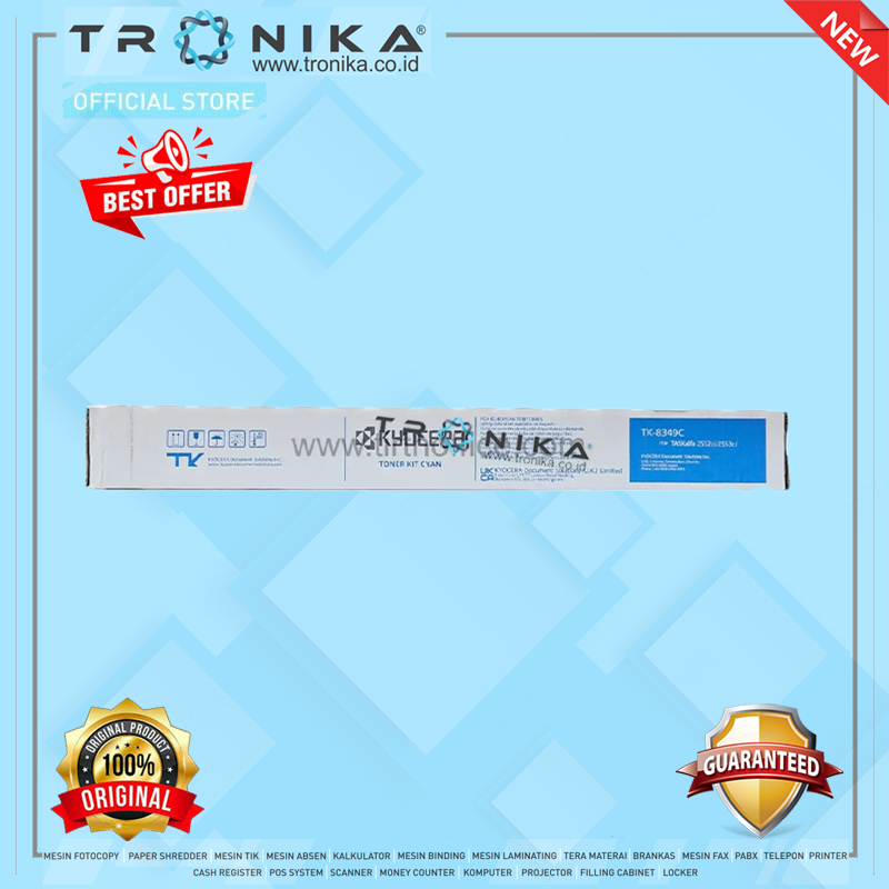 TONER CATRIDGE KYOCERA TK-8349 C (CYAN) UNTUK TA-2553ci