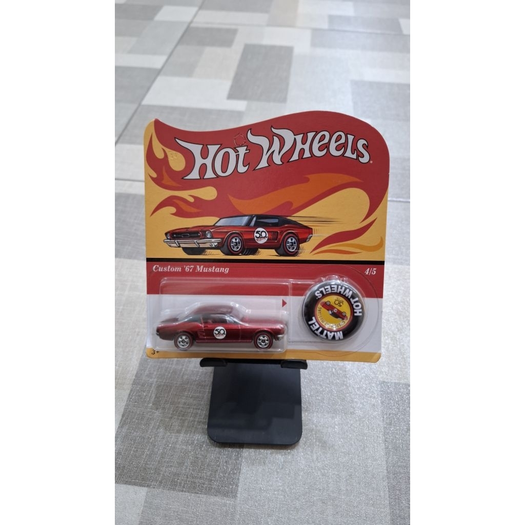 Hot wheels 50th anniversary custom 67 mustang