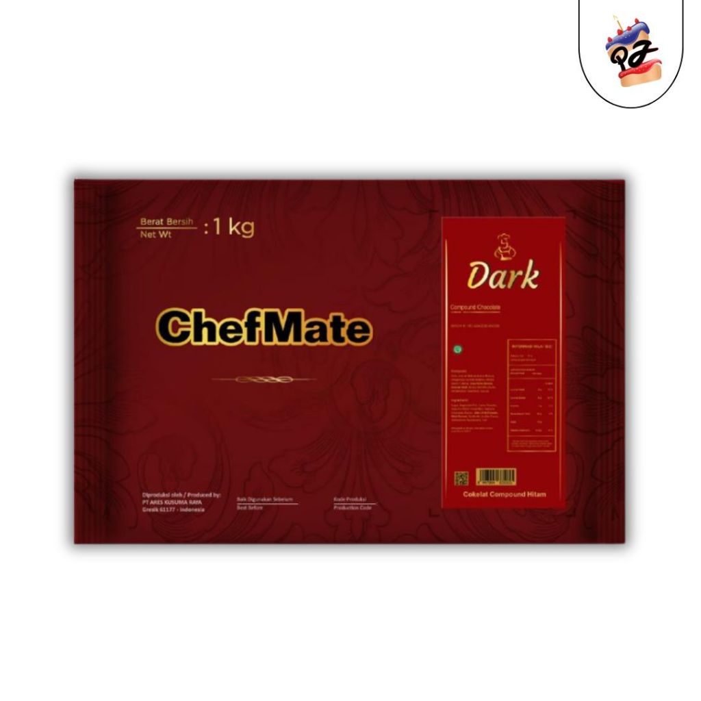 COKLAT COMPOUND CHEFMATE DARK 1 KG
