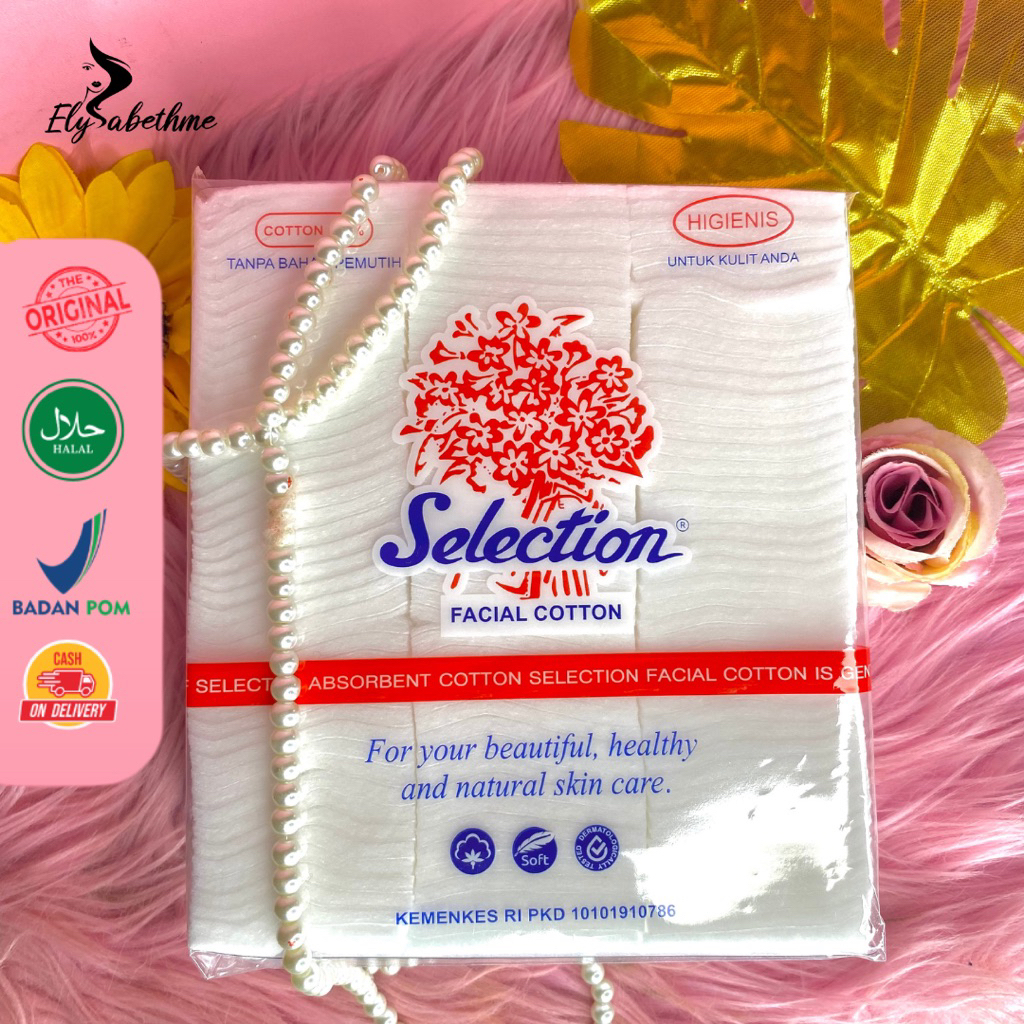 ✿ELYSABETHME✿ Kapas Selection Ukuran 75gr Lembut dan Halus Kecantikan {Grosir}
