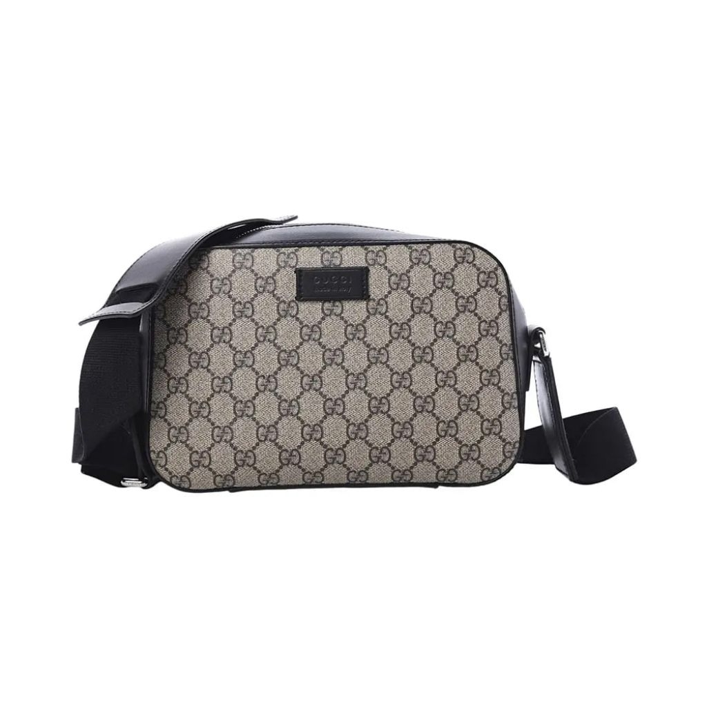 GucciGG Supreme Monogram Camera Bag Beige Black
Unisex