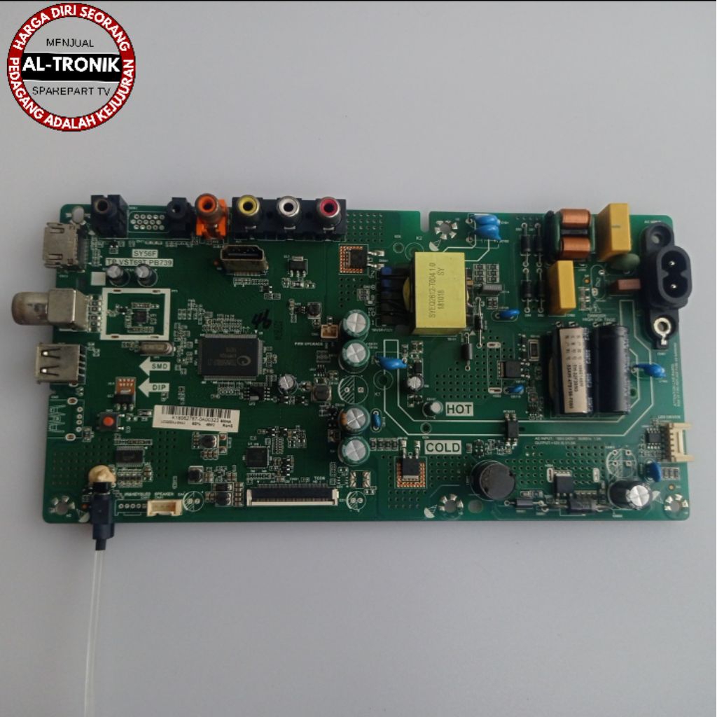 MAINBOARD TV LED PANASONIC 32 INCH MODEL TH-32F305G MODUL MB MAIN BOARD TH 32F305G 32F305