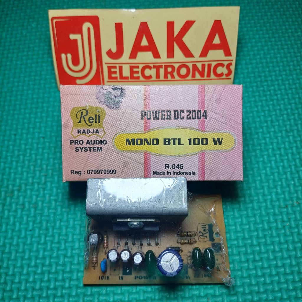 Kit Power Dc Mono BTL 100w 2004 RELL R.046