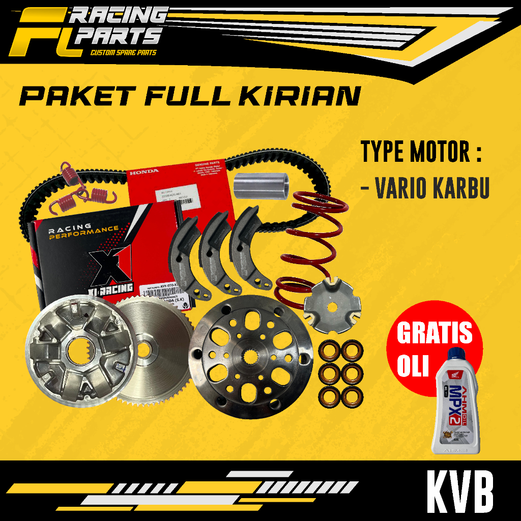 PAKET UPGRADE KIRIAN CVT full paket vario karbu KVB