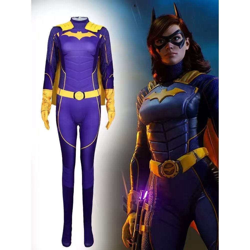 Gotham Knights Nightwing Cosplay Costume 3D Jumpsuit Women Men Bat Batgirl Cosplay Halloween Costume