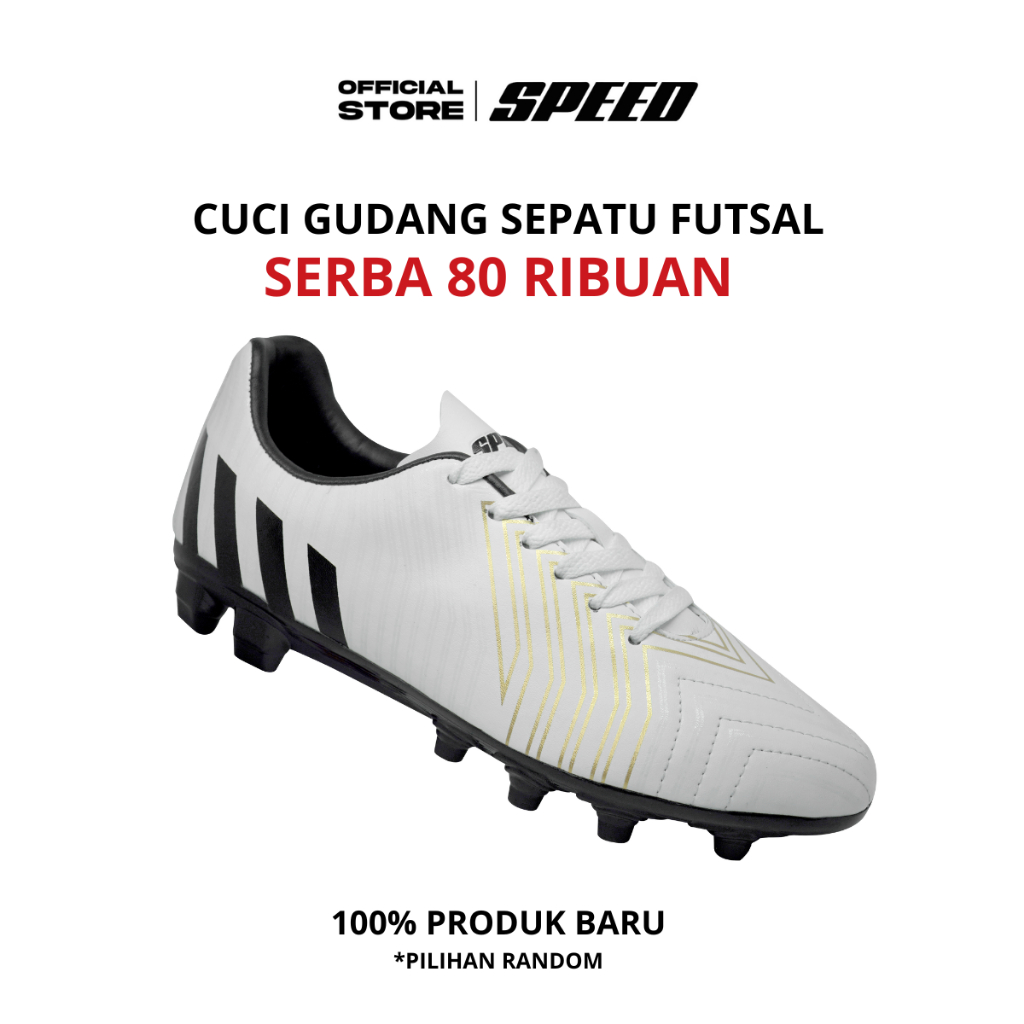 Speed - Sepatu bola serba 80 ribuan - produk original 100% baru - produk cuci gudang - sepatu soccer