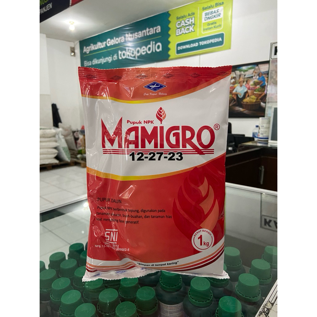 Mamigro Merah 12-27-23 1kg Super P Pupuk bunga dan buah