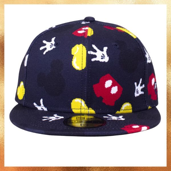Topi New Era x Disney Mickey Mouse Collab Navy 59FIFTY Hat Original