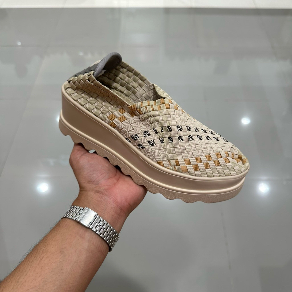 ST MORITZ Sepatu wedges wanita bahan ringan