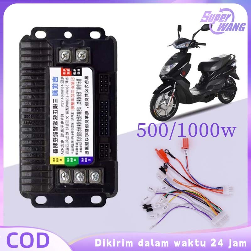 Kontroler Sepeda Listrik 48-60V 500W/1000W Controler Sepeda Listrik Universal Controler Speda Listri