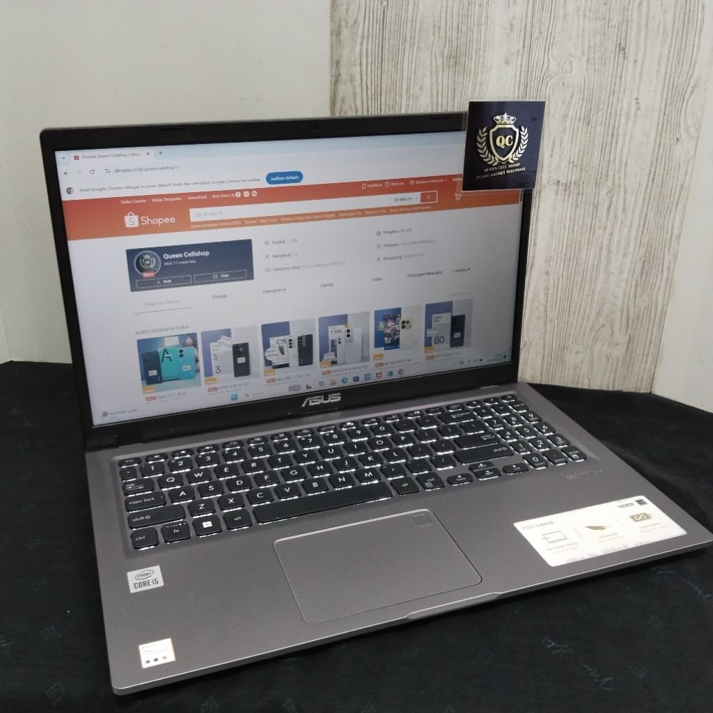 LAPTOP ASUS VIVOBOOK X515JAB-A516JA CORE i5 1035G1 8GB 12GB SSD 256GB 512GB 15INCH SECOND MULUS BERG