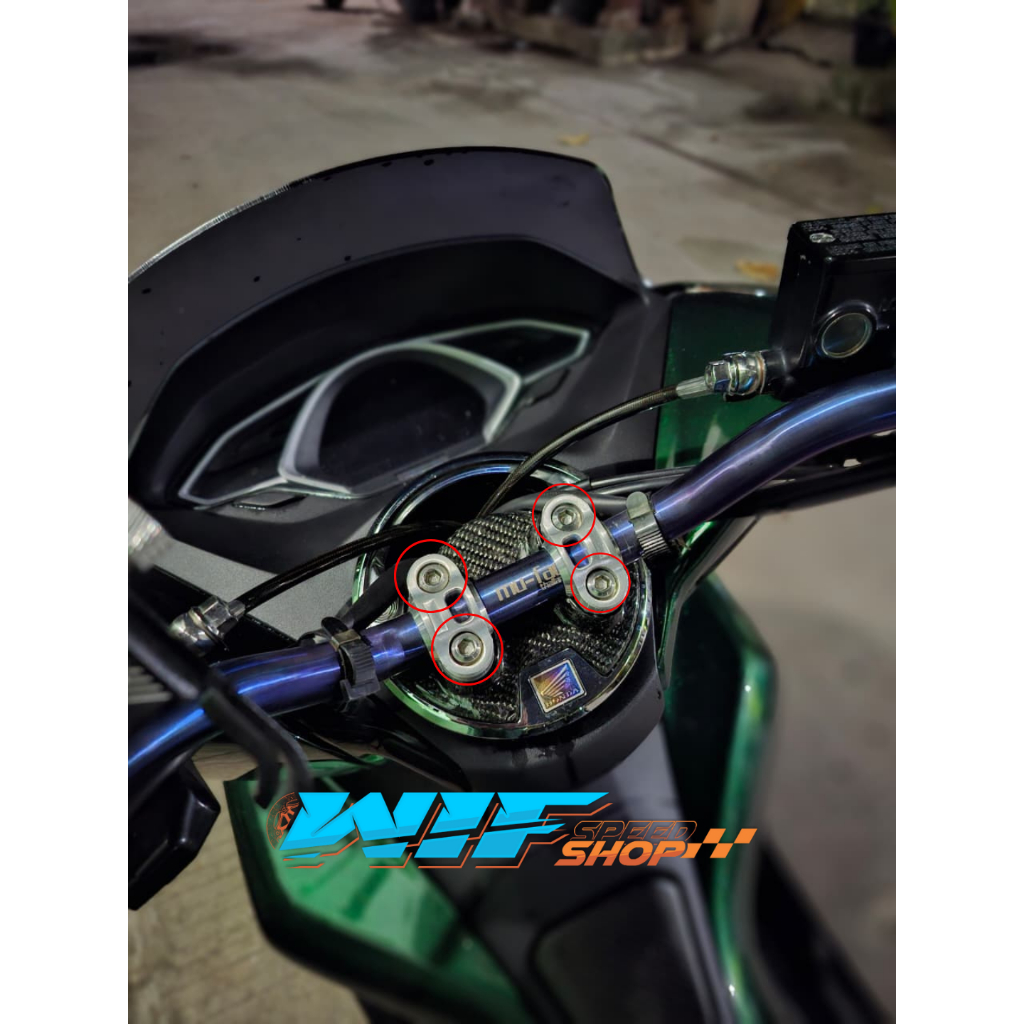 Baut Titanium klem stang PCX