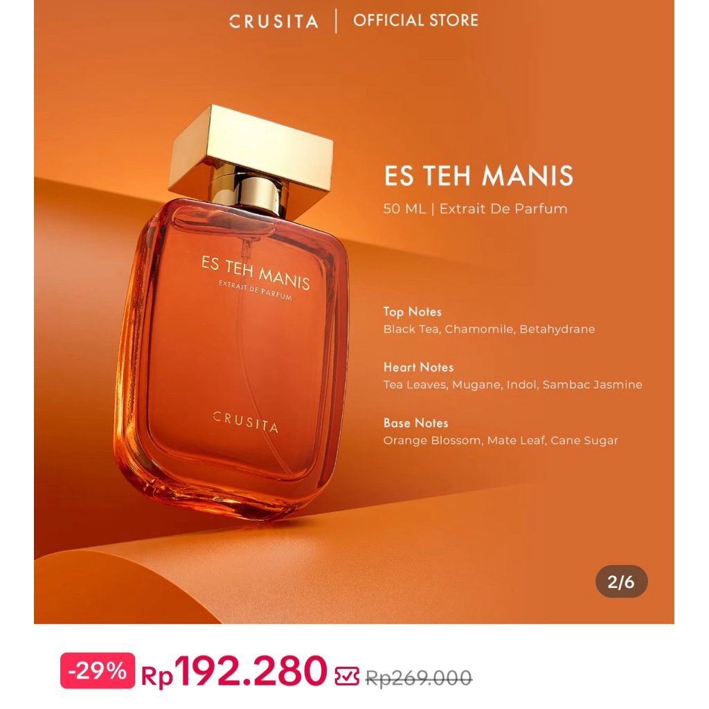Crusita parfume es teh manis
