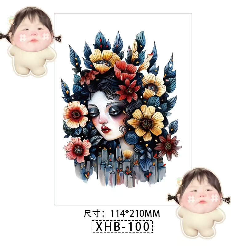 Tatto temporer gambar wanita cantik