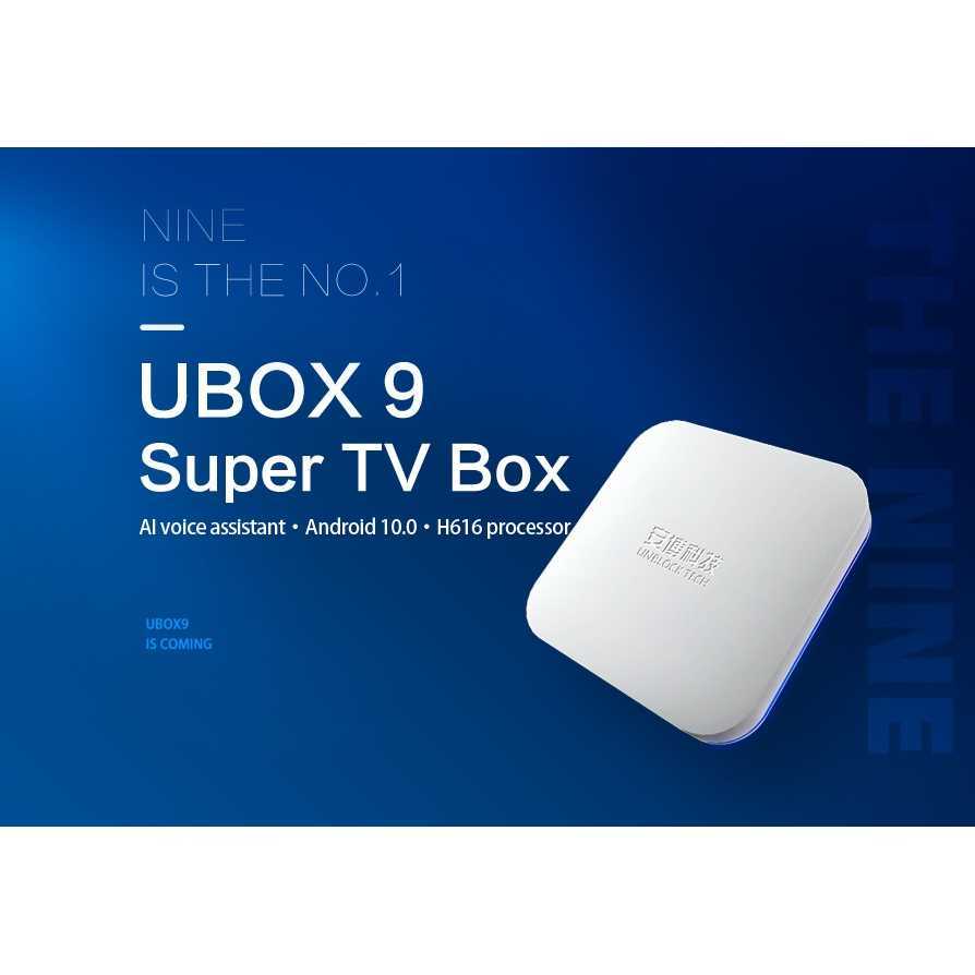 UNBLOCK TECH UBOX 9 PRO MAX - Android 10.0 TV Box - RAM 4GB ROM 64GB