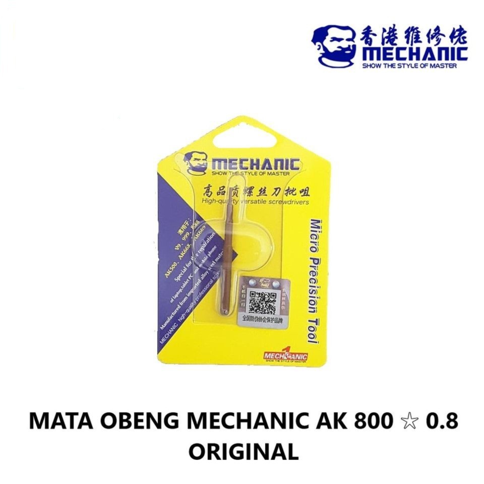 MATA OBENG MECHANIC AK 800 0.8 AK 999 T2AK 669 0.8 AK 99A Y0.6 ORIGINAL