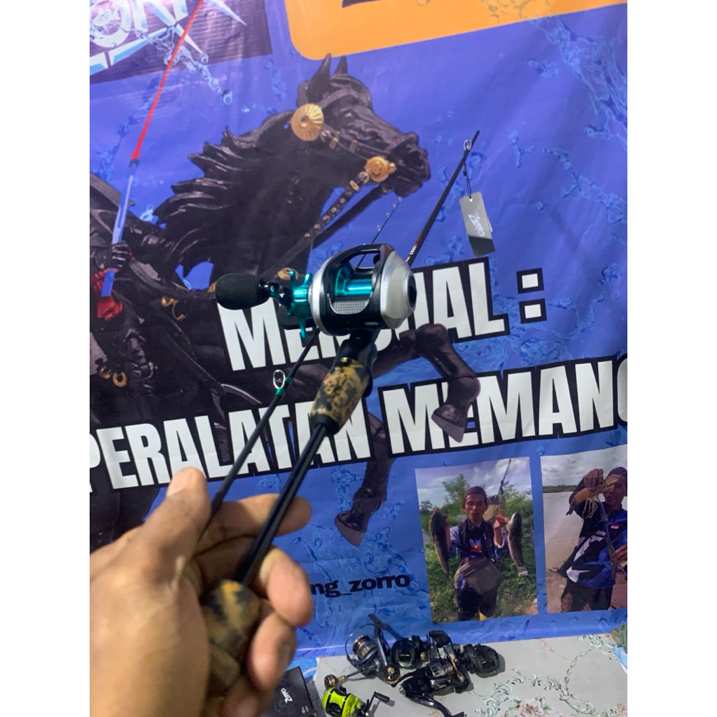 joran uL zorro 2-6Lbs carbon padat 1.8M set bc dragcliker zorro