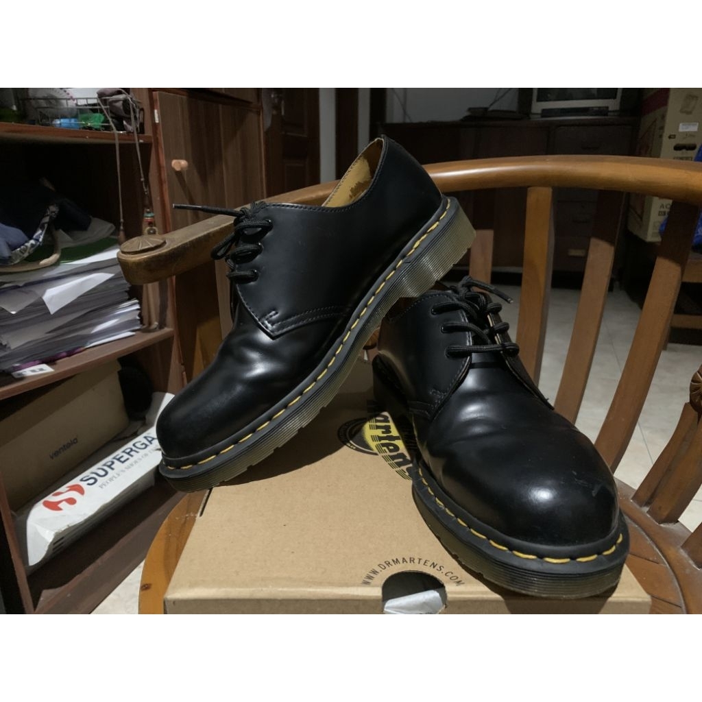 dr. martens 1461 - smooth black