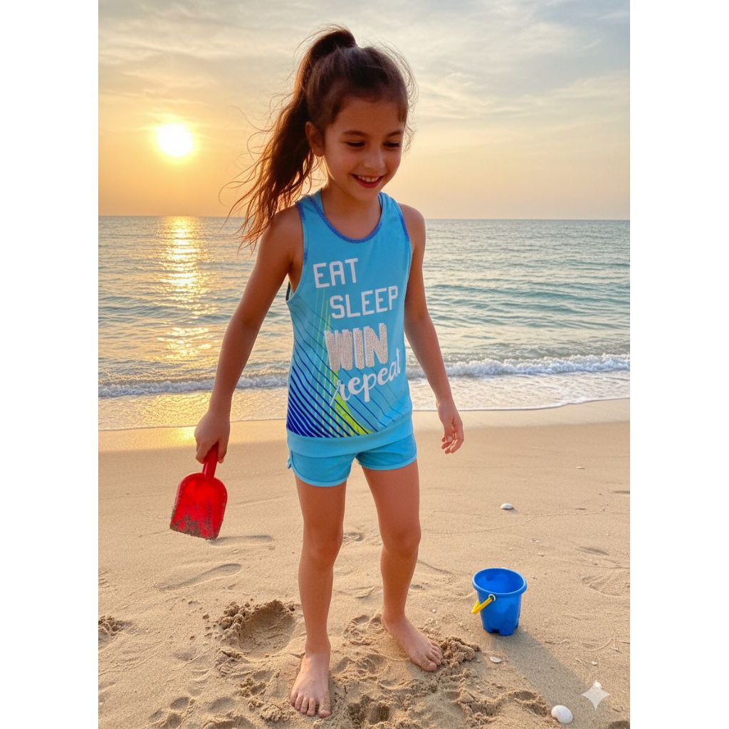 Tantop+miniset bra Brand SO sisa export junior cewek for athletic sport