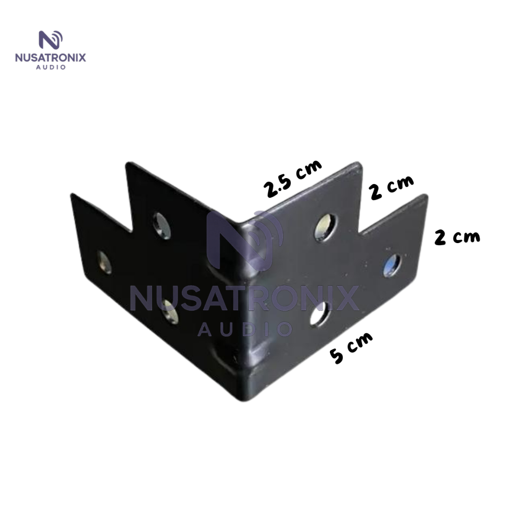 BOX SIKU L HARDCASE SIKU SALON BESI BESAR (SILVER/HITAM)