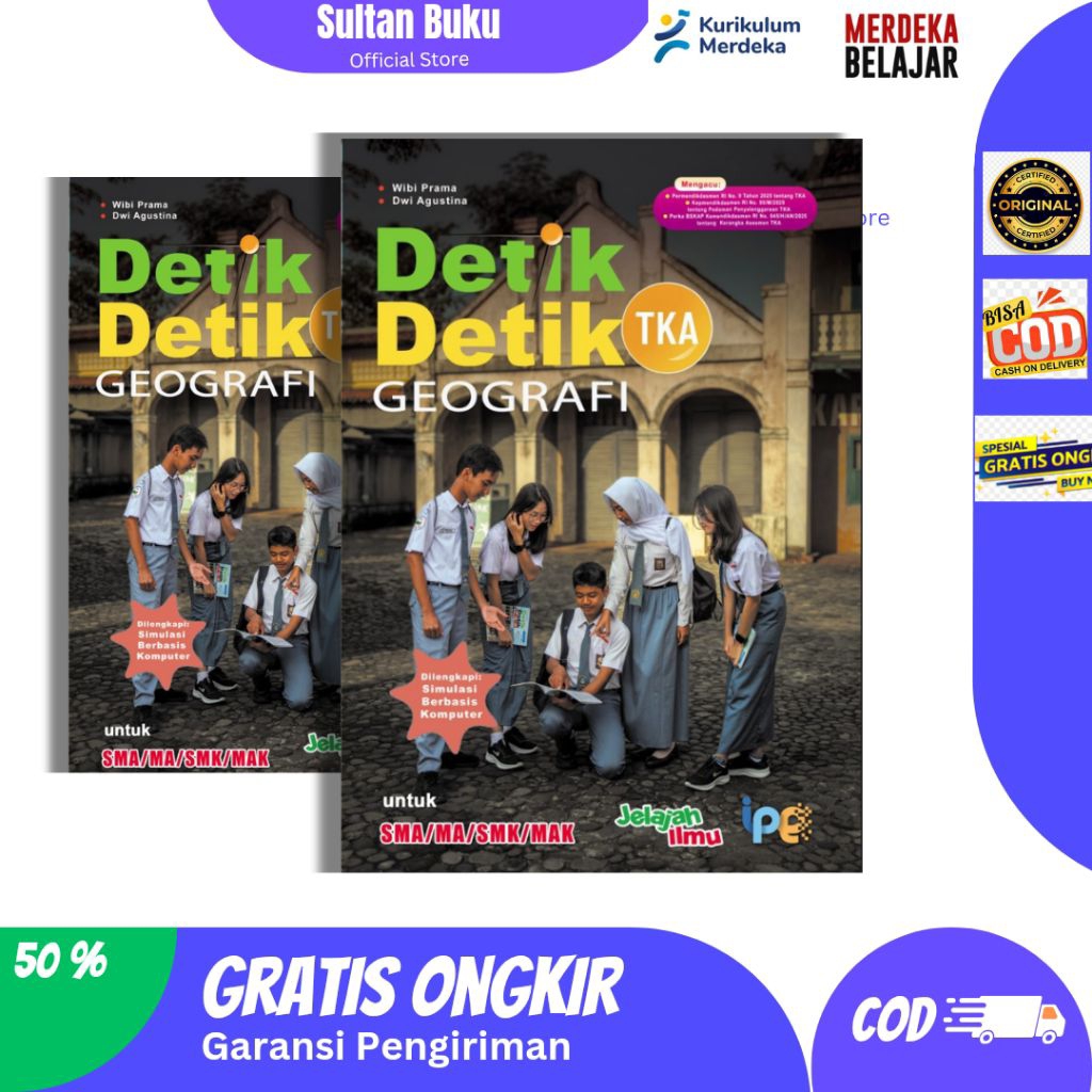 Buku Detik-Detik Tka Geografi Sma - Detik Detik Mapel Geografi Untuk Sma/Smk/Ma