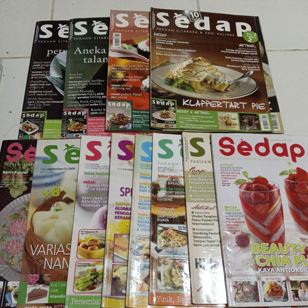 Majalah sedap bekas