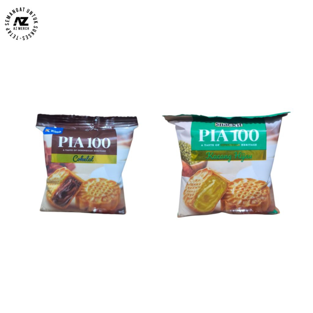 Kue PIA 100 Rasa Kacang Hijau & Coklat Kue Pia - Snack It