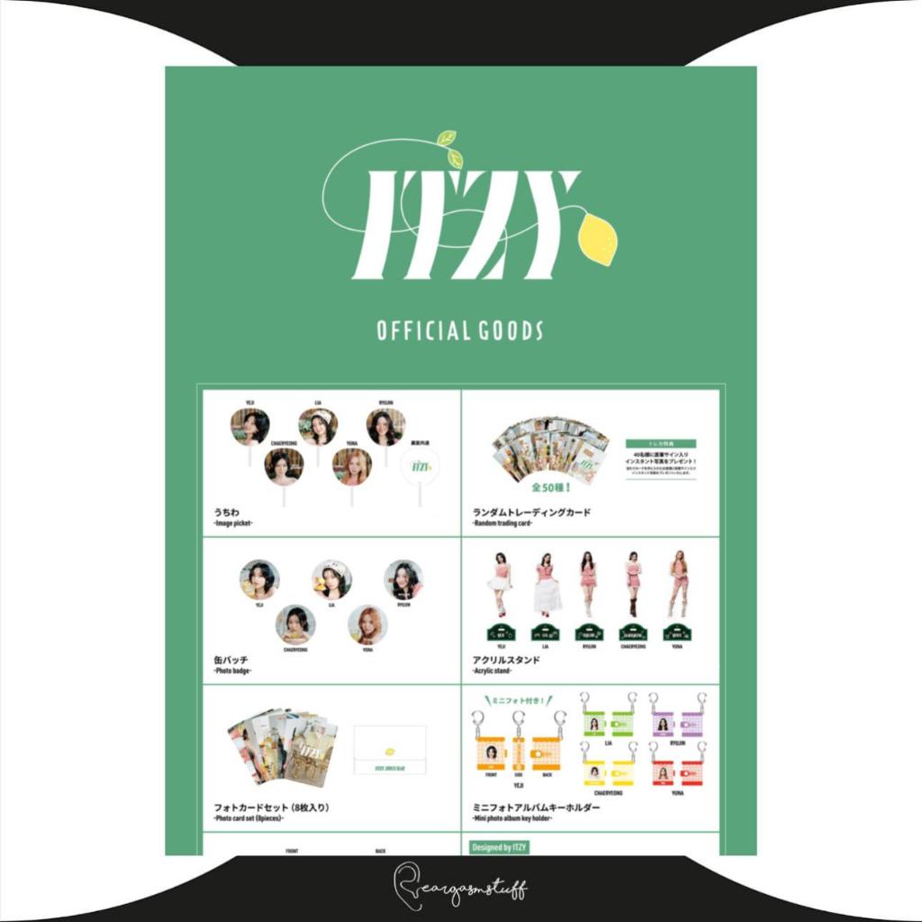 ITZY JYP JAPAN POP UP STORE 2025 OFFICIAL GOODS / OFFICIAL MD / MERCHANDISE /MERCH