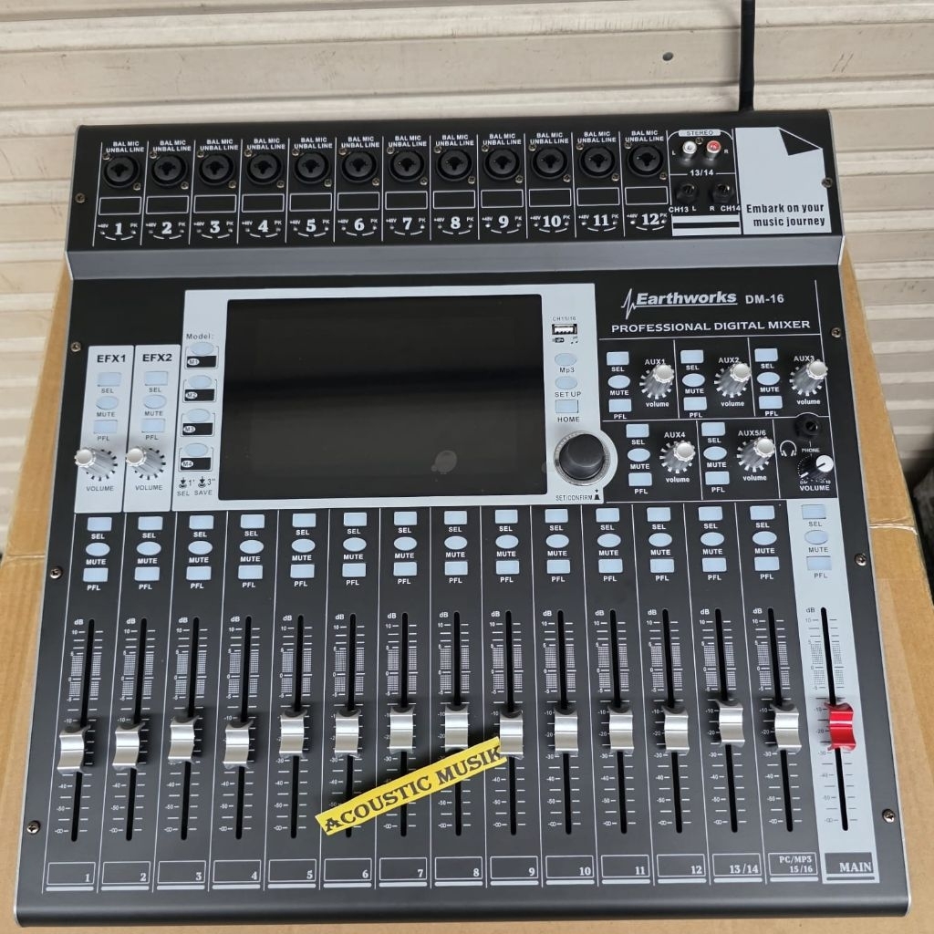 MIXER DIGITAL EARTHWORKS DM16 MIXER 16 CHANNEL PROFESIONAL DM 16