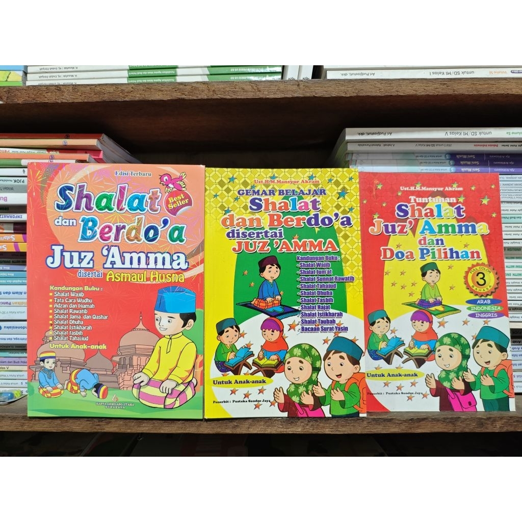 Buku Tuntunan Sholat, Doa dan Juz'amma