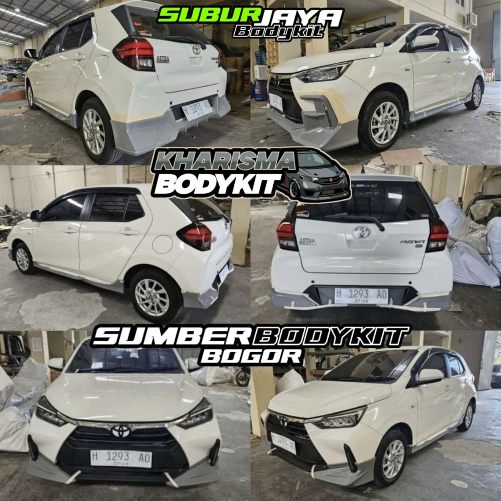 BODYKIT AGYA TAHUN 2023 - 2025 SEMUA MODEL BODYKIT AGYA TCO AGYA GR SPORT TAHUN 2023 2024 2025