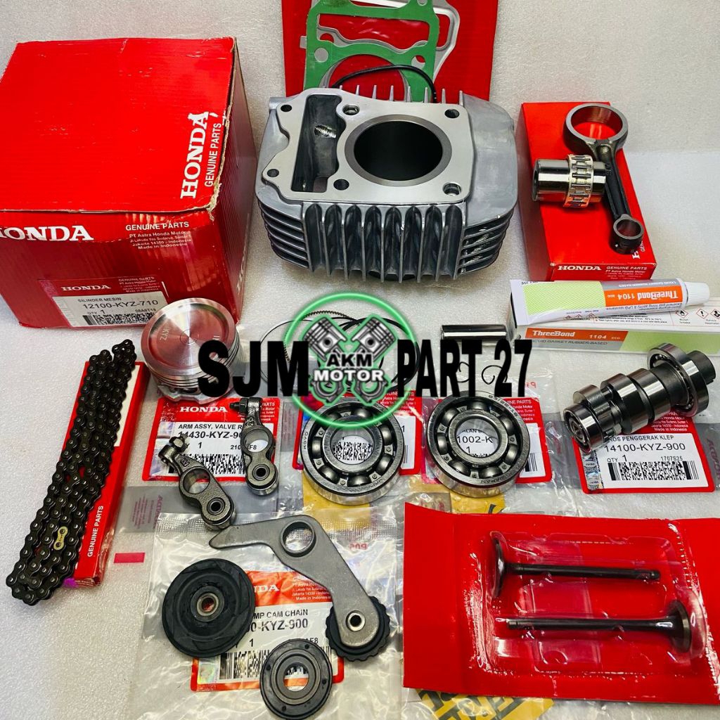 Blok Seher Komplit KYZ 10 Aitem Honda Supra x 125 Helm in, X 125 fi