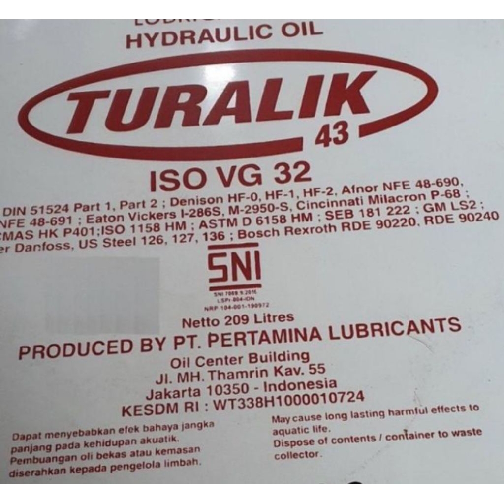 TURALIK 43 ISO VG 32
