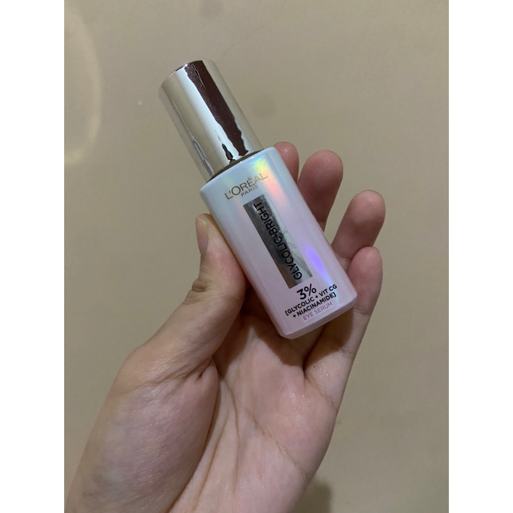 preloved loreal gyociliv bright eye serum