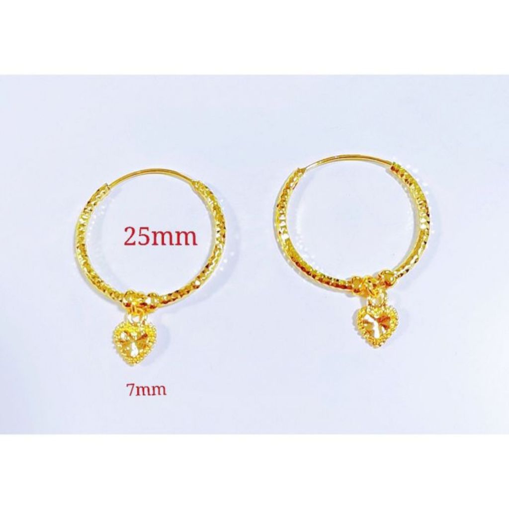 anting emas murni 2gram