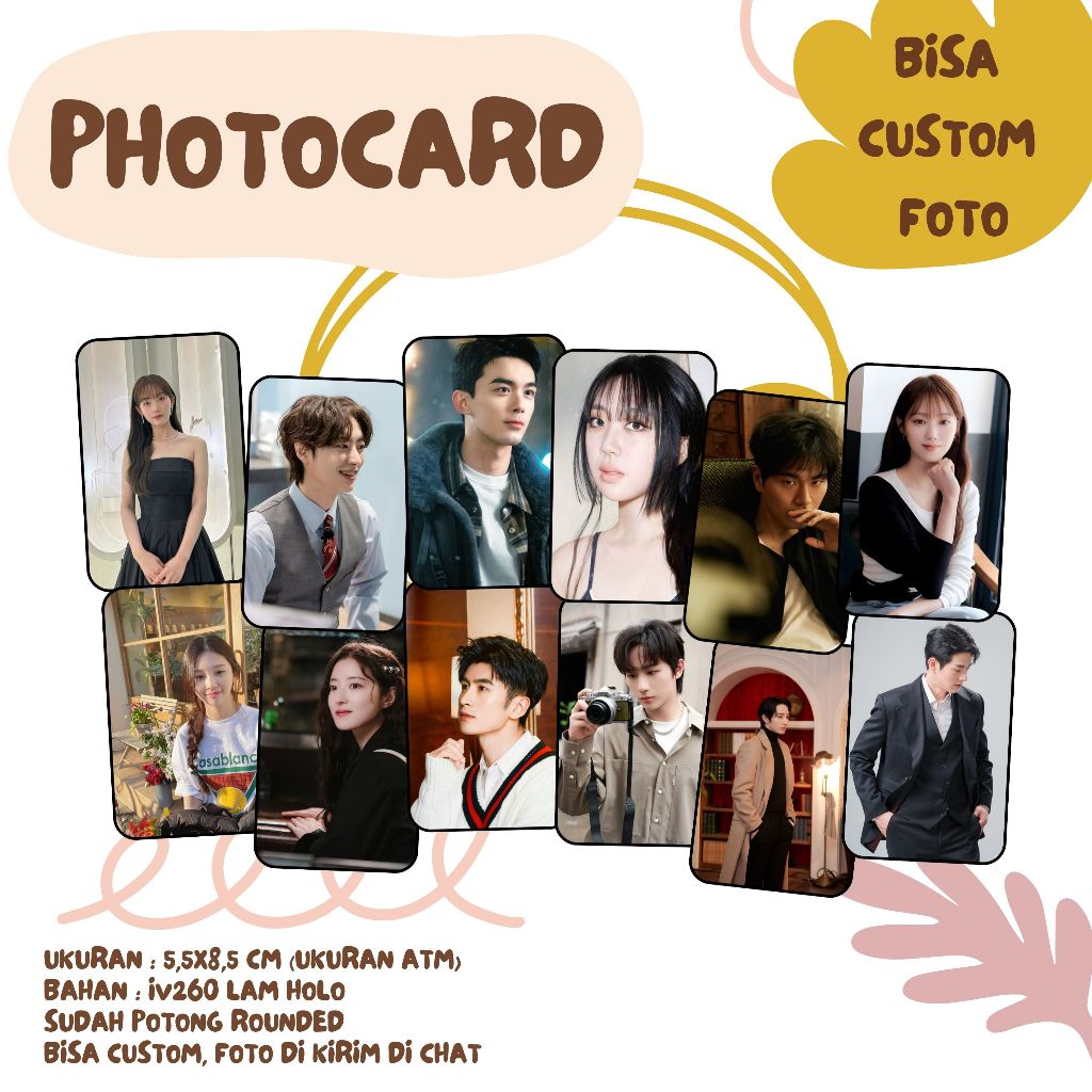 (BISA CUSTOM) PHOTOCARD KPOP I DRAKOR I DRACIN I LEE SEUNG WOO I LEE SEYOUNG I LEE SI WOO I LEE SOO 