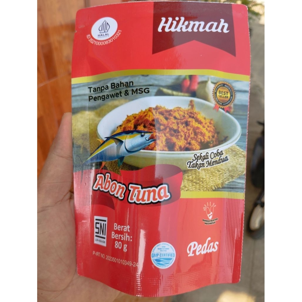 Abon tuna pedas pacitan