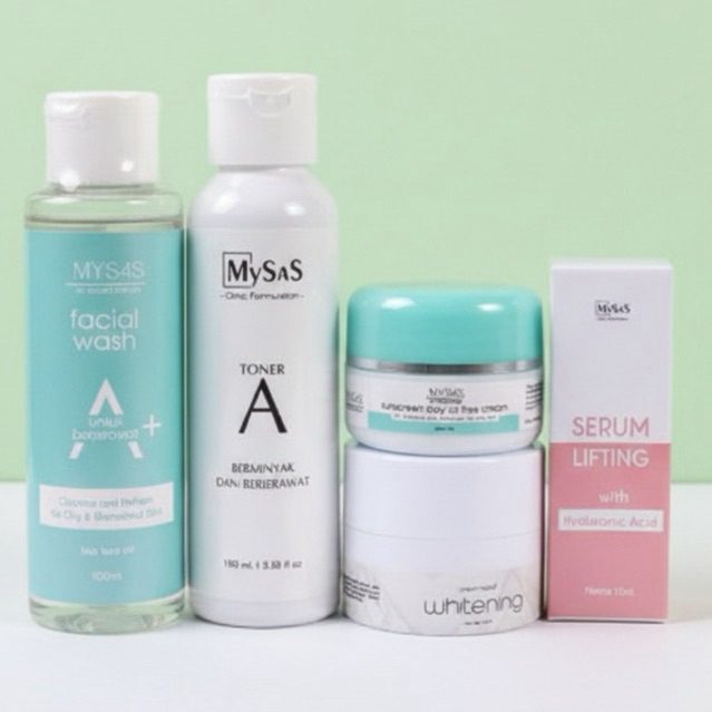 mysas Paket oily whitening kulit berminyak bumil busui aman